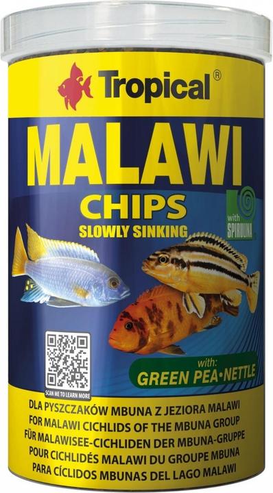 Image du produit Tropical Chips tropicales du Malawi - 250 ml (Poissons d'aquarium, 250 ml)