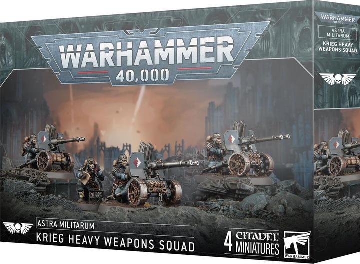 Games Workshop Warhammer 40k - Astra Militarum Escouade d'Armes Lourdes de Krieg (Plastic)