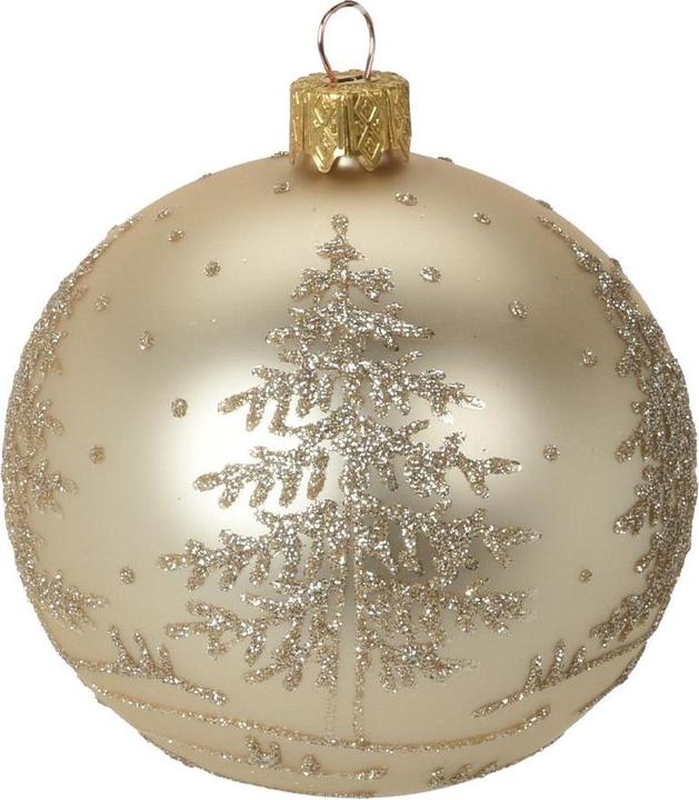 Produktbild Fs-Star Weihnachtskugel gold 10cm 6er Set (6x)