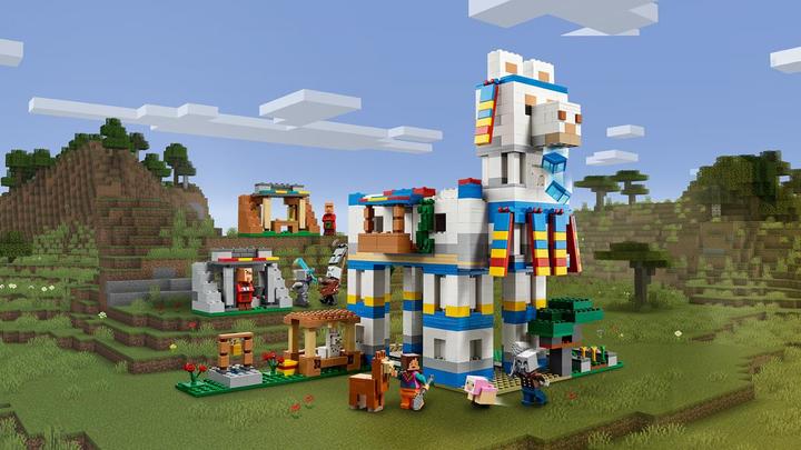 Actual product image LEGO The llama village (21188, LEGO Minecraft)