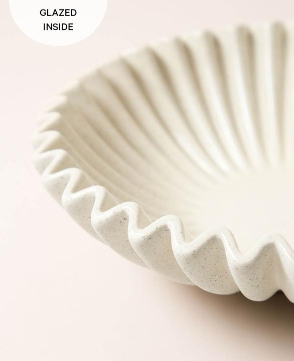 Actual product image Esmée Ceramic Fruit Bowl / Fruit Bowl (Ø 26.5 x 7.5 cm)