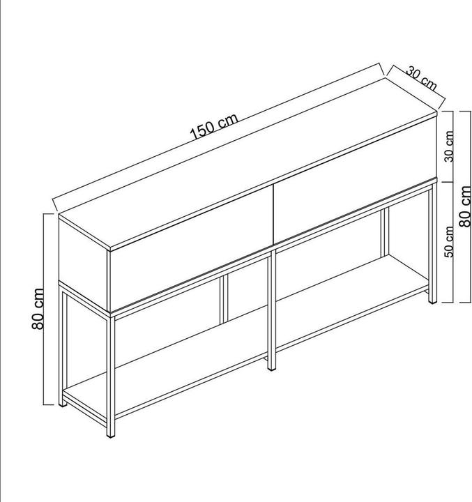 Produktbild Skye Decor Simon (150 x 30 x 80 cm)