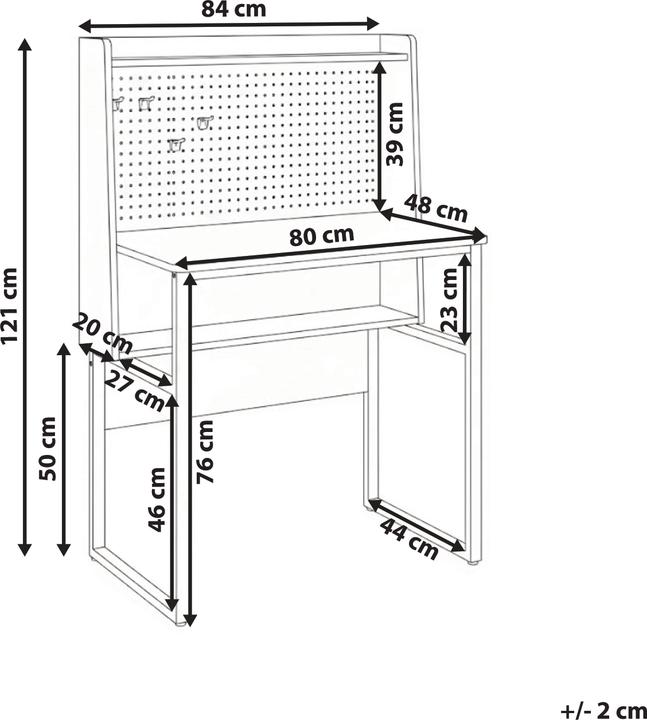 Actual product image Beliani Buxton (84 x 48 x 121 cm)