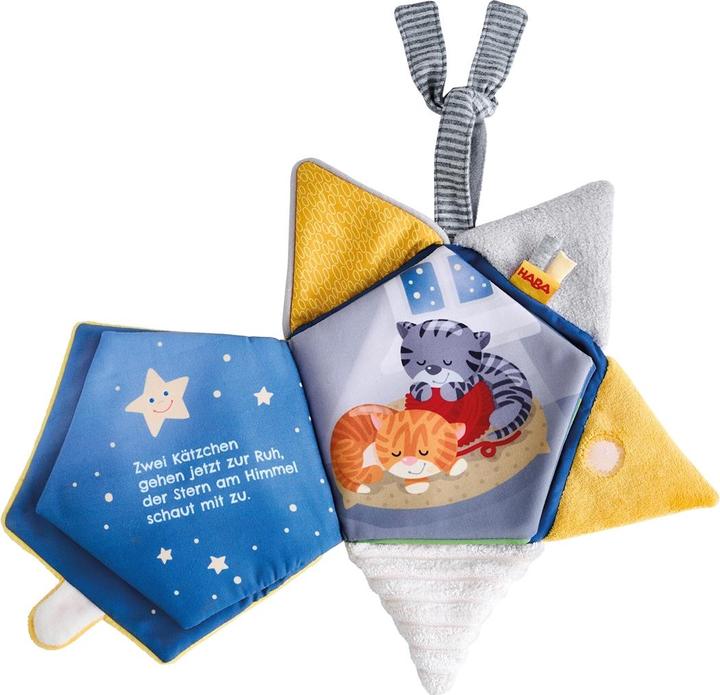 Actual product image Haba Fabric Book Good Night Star (German)