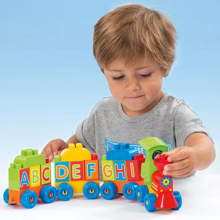 Productafbeelding Abrick Locomotief letters en cijfers (Meertalig)