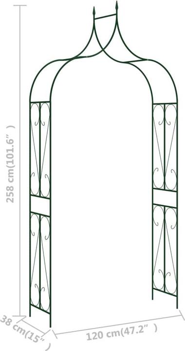 Immagine prodotto vidaXL Gartenbogen (38 cm, 120 cm)