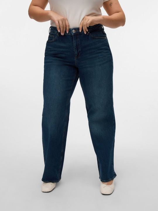 Produktbild Vero Moda VMCTESSA Hohe Taille Weiter Beinschnitt Jeans Weit geschnitten (54)