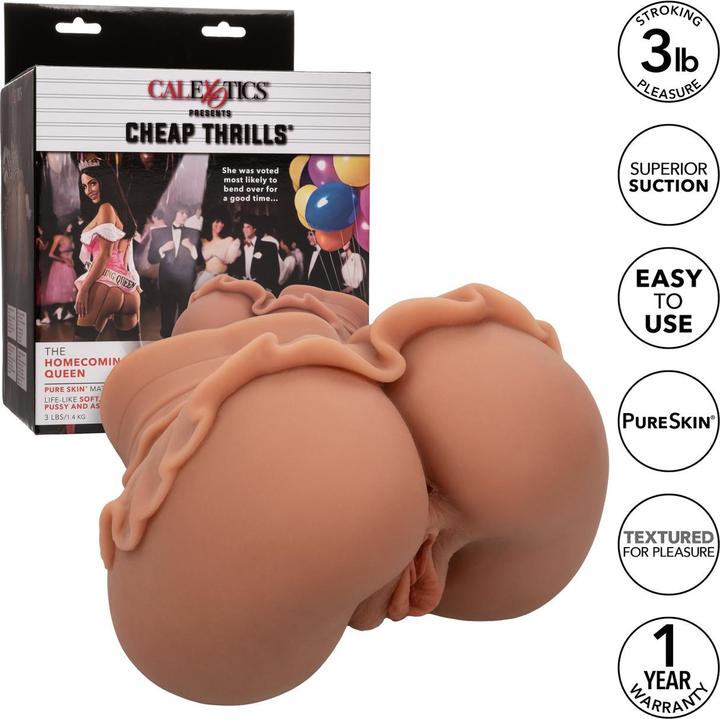 Image du produit CalExotics The Homecoming Queen Double Masturbateur Réaliste Caramel