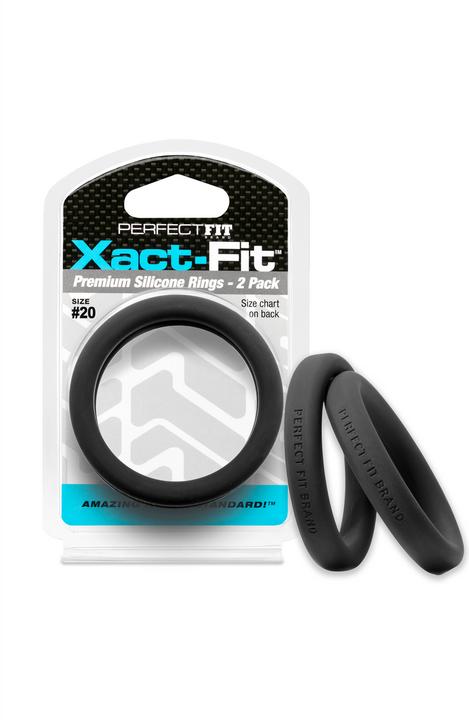 Produktbild PerfectFitBrand #20 Xact-Fit Cockring 2-Pack (5.10 cm)