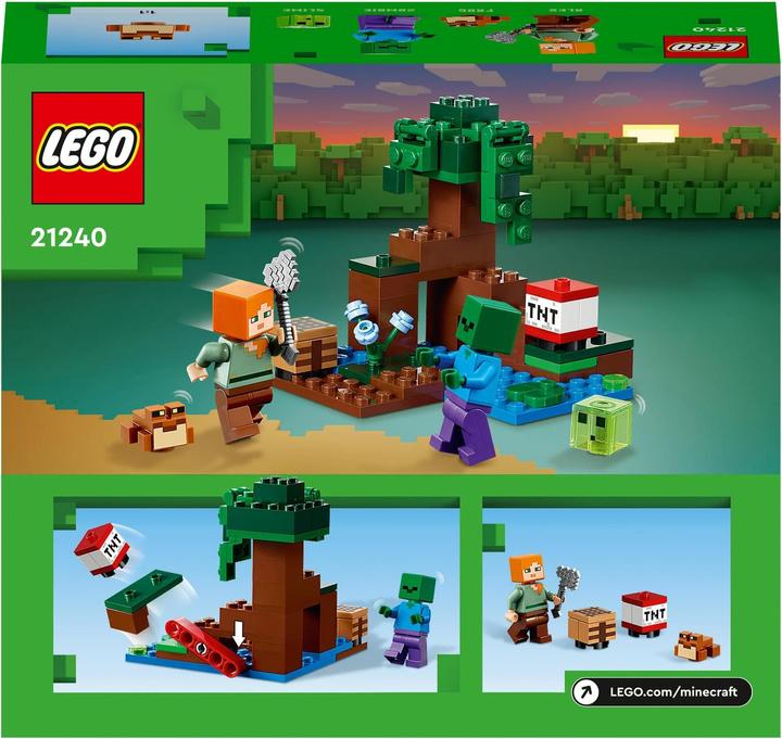 Image du produit LEGO L'aventure des marais (21240, LEGO Minecraft)