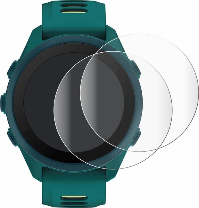 Produktbild BROTECT Fullscreen für Garmin Forerunner 170 Music Schutzfolie Displayschutz Folie Klar Transparent