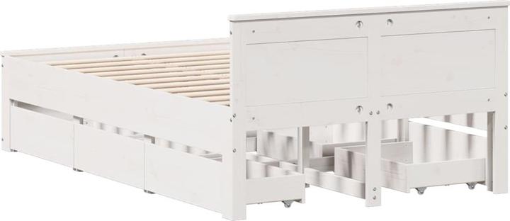 Image du produit VidaXL Lit sans matelas avec tête de lit 120 x 200cm en pin (120 x 200 cm)