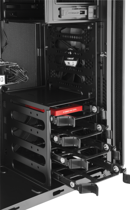 Actual product image Corsair Carbide 330R Blackout Edition (ATX, mATX, Mini-ITX, E-ATX)
