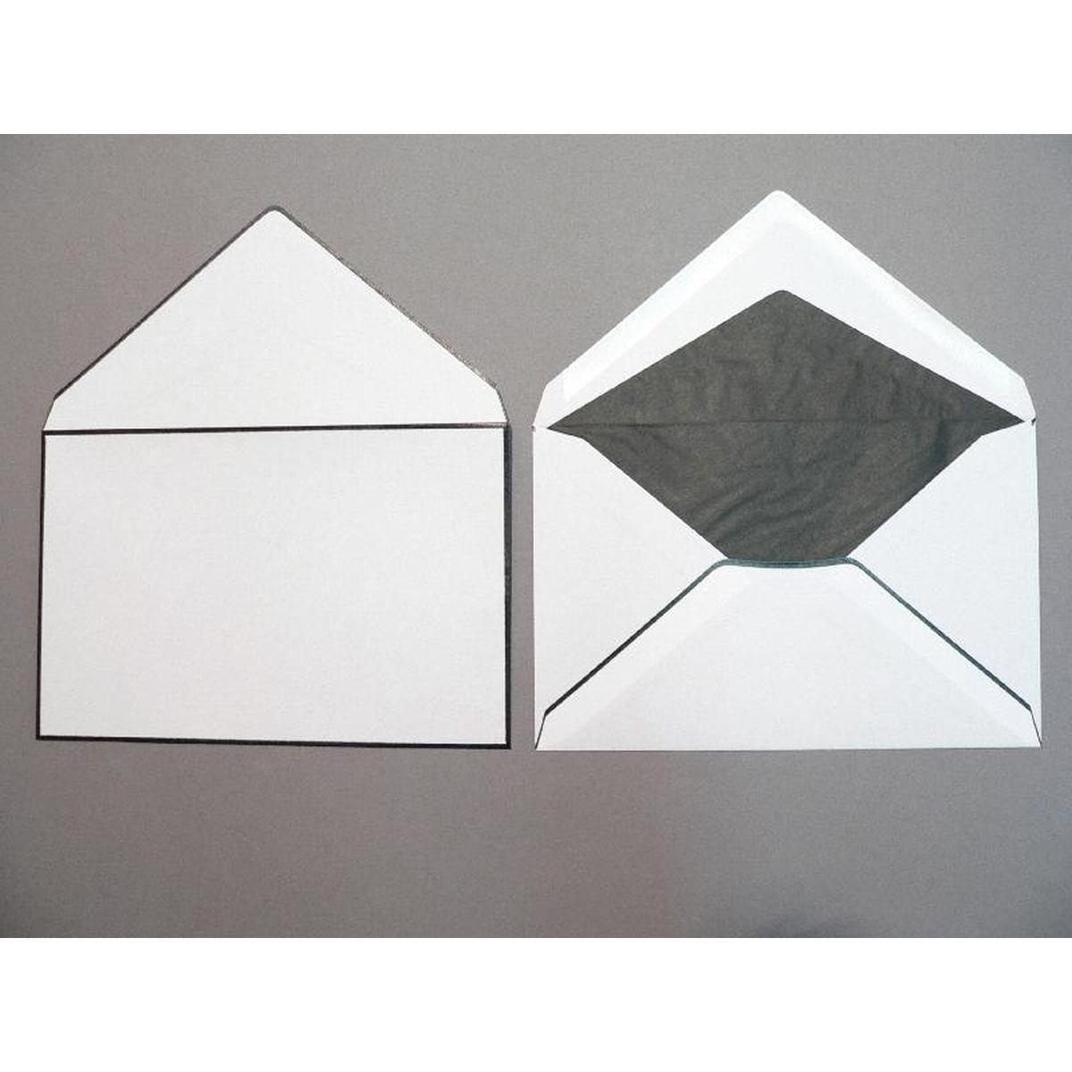Thumbnail - Blanke, Briefumschlag, Trauerumschläge 116x180mm 100g/qm gummiert VE=100 Stück weiss halbmatt (100 x)