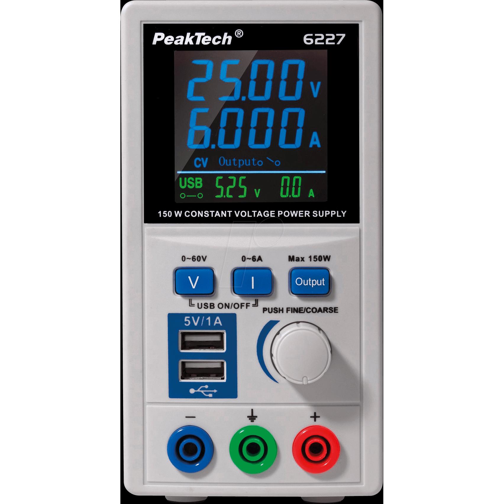 Peaktech P 6227 Schaltnetzgerät, Labornetzgerät