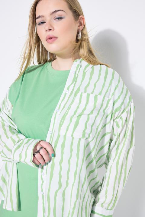 Produktbild Studio Untold Hemdbluse, oversized, Streifen (54)