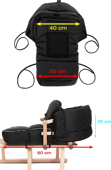 Actual product image Werner Christ Zermatt Sled Footmuff