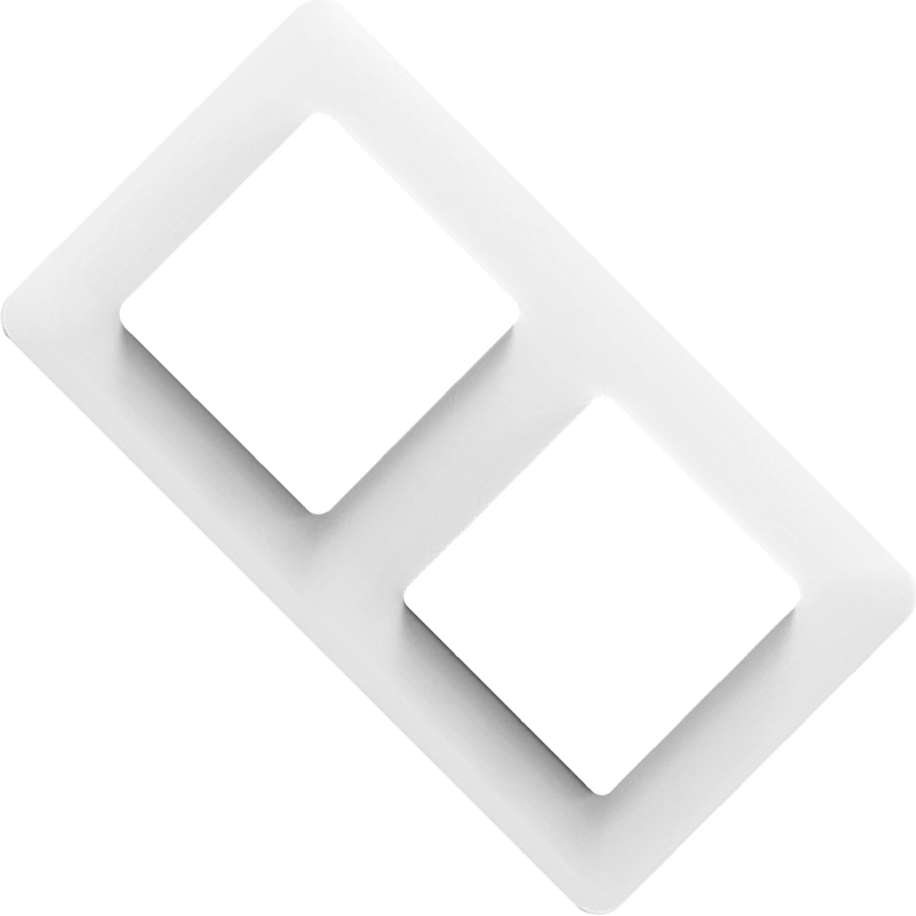 Thumbnail - PNI WS2 Doppelrahmen für SmartHome Smart-Schalter oder Steckdose, Smart Home Hub, Weiss