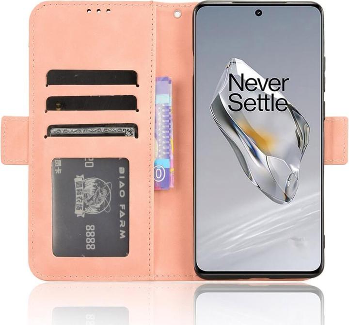 Productafbeelding Cover-Discount OnePlus 12 - Hoesje met veel kaartsleuven roze (OnePlus 12)