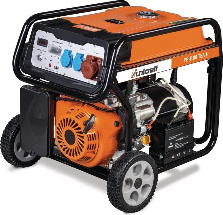 Unicraft Synchron Stromerzeuger PG-E 80 TEA (7000 W, 25 l)