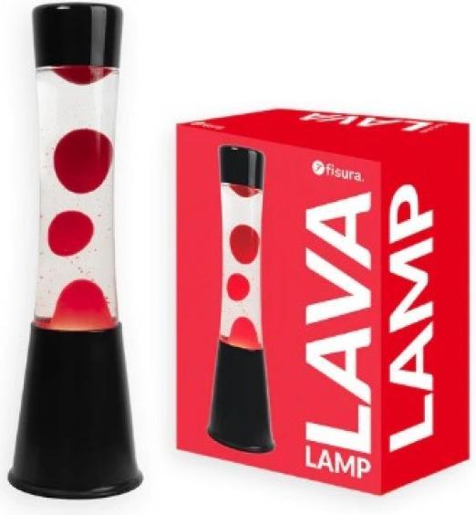 Immagine prodotto Fisura Lampada Lava LED - rossa e nera - di (E27)