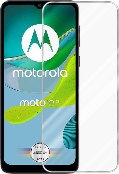 Cadorabo Display Schutzglas für Motorola MOTO E13 Tempered (1 Stück, Motorola Moto E13)