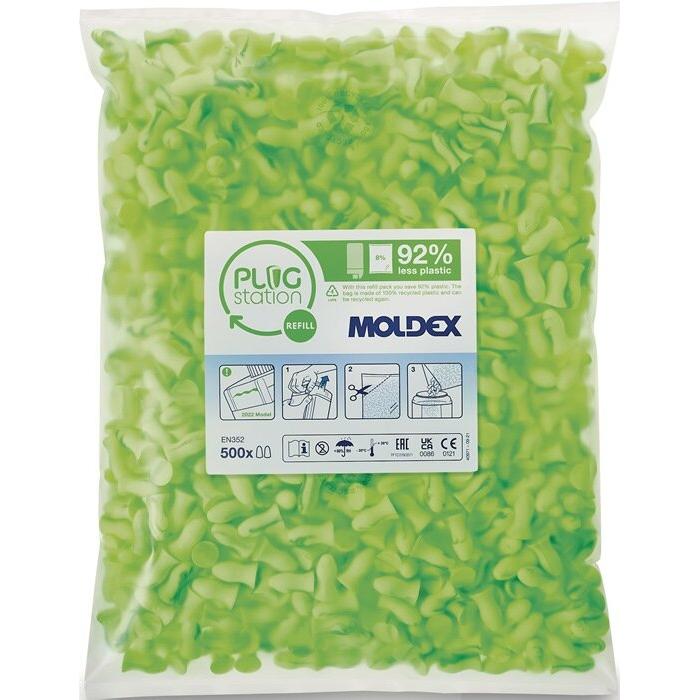 Moldex, Gehörschutz, GehÃ¶rschutzstÃ¶psel ContoursÂ 746001 EN 352-2 SNR 35 dB 500 PA/NachfÃ¼llpackung (1000 x)