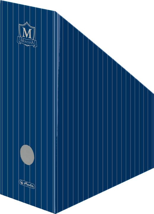 Image du produit Herlitz Porte-revues en carton ondulé Montana, pour A4, bleu (A4, C4)