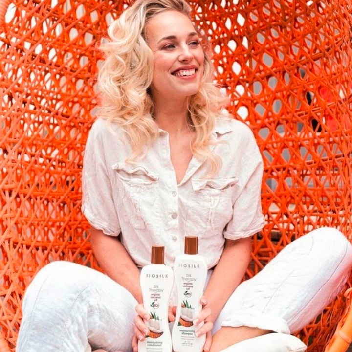 Actual product image Farouk Systems Biosilk Silk Therapy Coconut Oil (355 ml, Liquid shampoo)