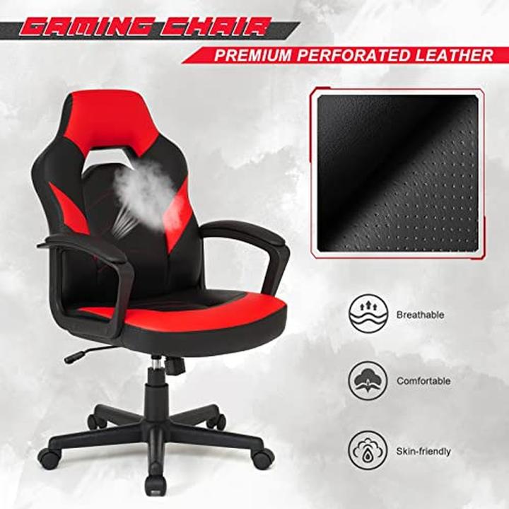 Produktbild IWMH Ergonomischer Gaming- und Bürodrehstuhl mit Schaukel- und Neigefunktion