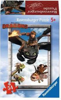 Produktbild Ravensburger Minipuzzle Dragons (54 Teile)