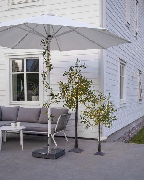 Image du produit Star Trading Arbre de décoration Olivec, 108 LED, 120 cm, vert (51 lm, IP44)