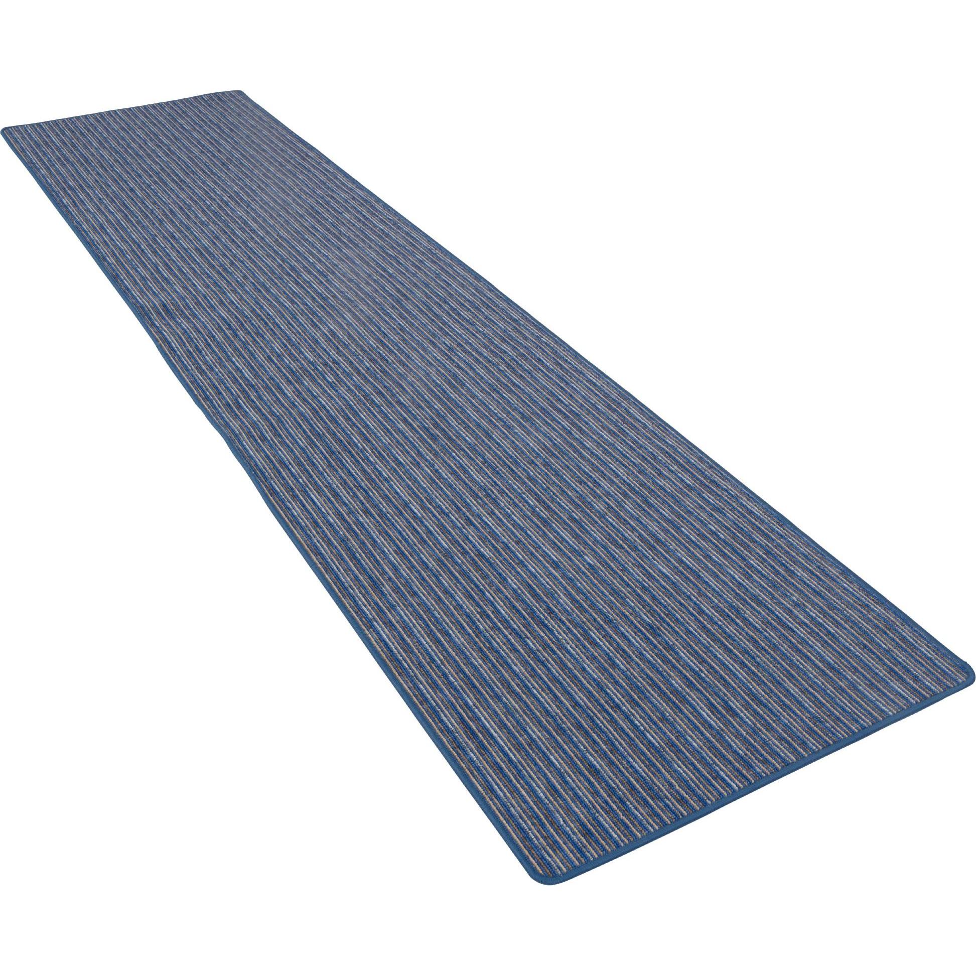 Snapstyle, Teppich, Streifenberber Teppich Läufer (80 x 240 cm)