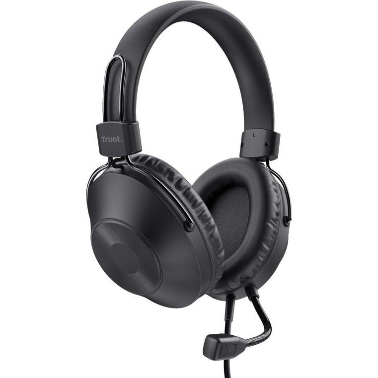 Thumbnail - Trust Ozo Headset Eco (Kabelgebunden), Gaming Headset, Schwarz