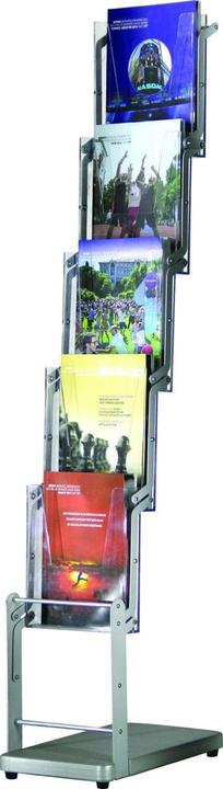 Immagine prodotto Europel Portadepliant con piastra di base, 5 x DIN A4, pieghevole (A4)