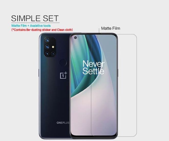 Produktbild Nillkin Matte Series Schutzfolie (1 Stück, OnePlus Nord N10 5G)