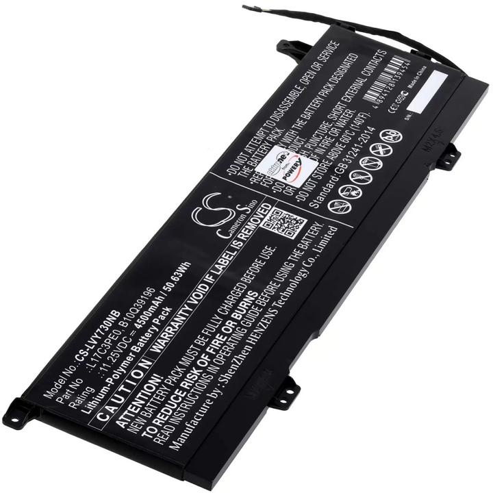 Image du produit AccuCell Batterie Lenovo Yoga 730-15IWL-81JS, type L17C3PE0 (4500 mAh)