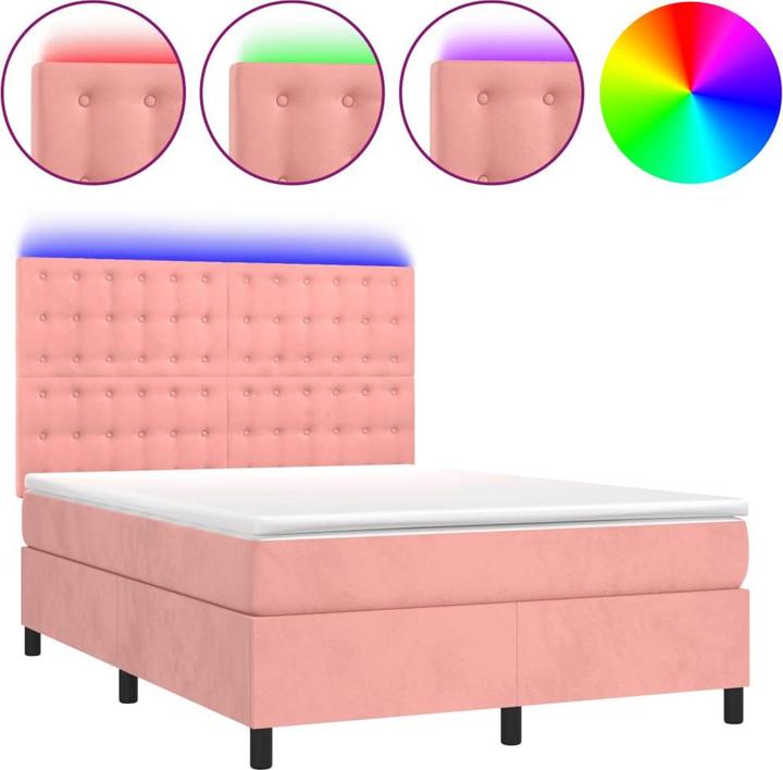 Produktbild vidaXL Boxspringbett (140 x 190 cm)