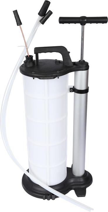 Immagine prodotto Wiltec Pompe manuali di estrazione Huile Réservoir 9 litri Pompe à vide Aspiration Liquides Vidange Moteur