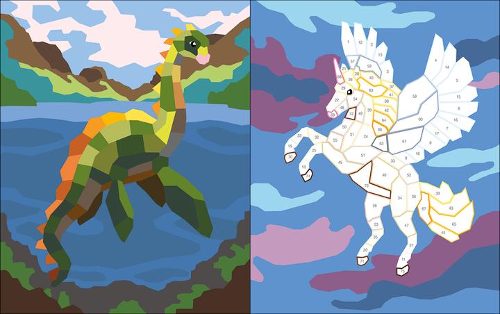 Actual product image Loewe Wir stickern nach Zahlen - Fantasy