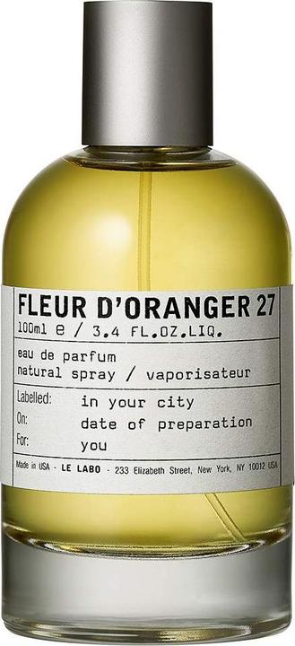 Le Labo Fleur D'Oranger 27 Eau De Parfum 3.4 Fl. Oz