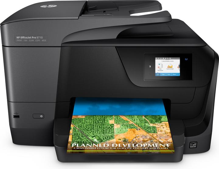 Image du produit HP Officejet Pro 8718 All-in-One - imprimante multifonction - couleur - jet d'encre - L (Thermodirecte, Couleur)