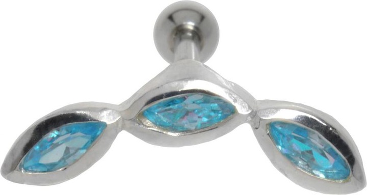 Produktbild Bijouteria Ohrpiercing (Zirkonia, Messing)
