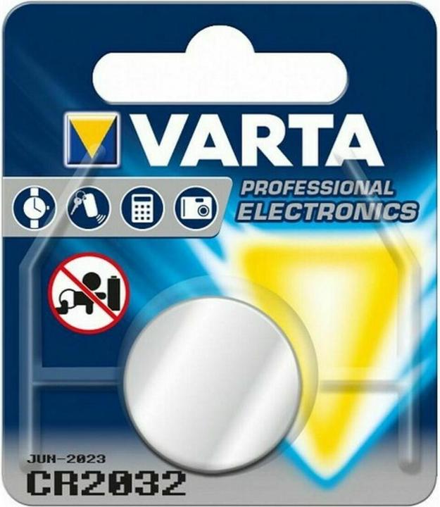 Actual product image Varta 3V BIOS lithium battery 10 pcs. (1 pcs., CR2032)