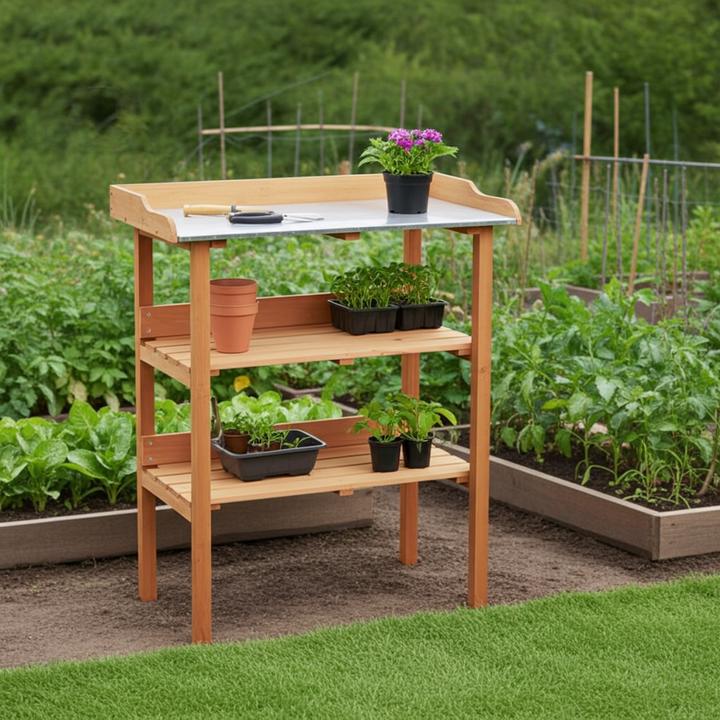 Image du produit Natura Punto Table pour plantes en bois