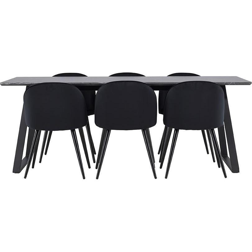 Thumbnail - Ebuy24, Esstisch, Essgruppe Malaga dunkel