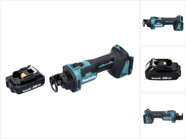 Actual product image Makita DCO 181 A1 Battery rotary cutter 18 V 32000 rpm Brushless + 1x rechargeable battery 2.0 Ah - without