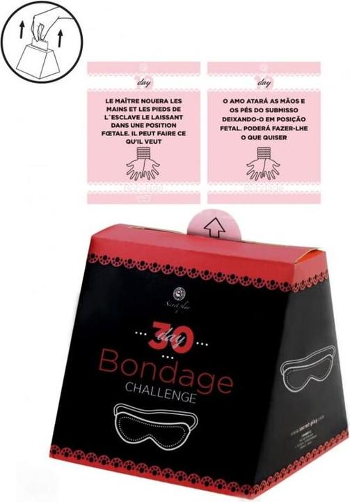 Actual product image Secret play Secretplay Reto 30 Dias De Bondage (Fr/Pt) (Dice games, French, Portuguese)