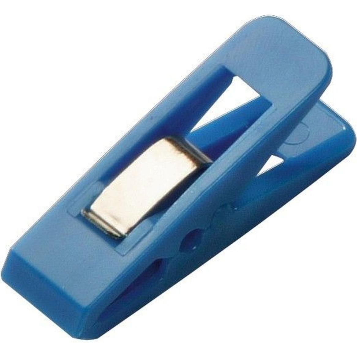 Laurel, Büroklammer, Briefklemmer Multi Clip Taifun 15x50mm VE=4 Stück blau (4 x)