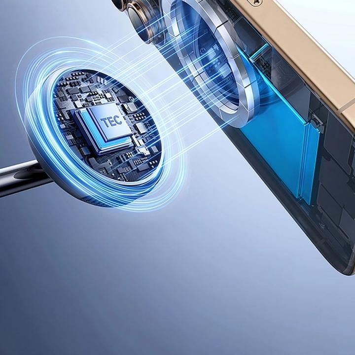 Image du produit Baseus EnerFill FS41 3w1 z chłodzeniem z wtyczką UE 45W i kablem USB-C do USB-C - czarna (45 W)